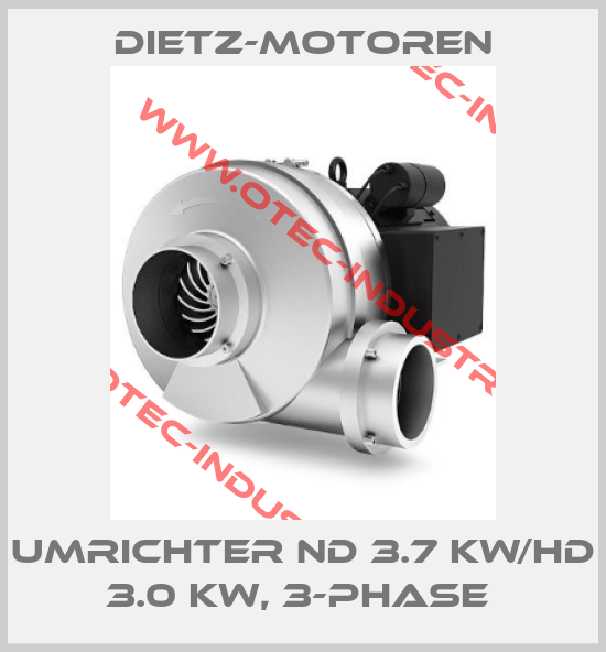 UMRICHTER ND 3.7 kW/HD 3.0 kW, 3-Phase -big