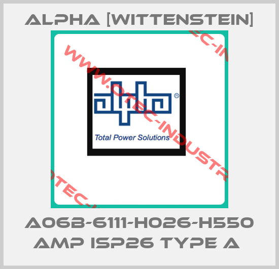 A06B-6111-H026-H550 AMP ISP26 TYPE A -big