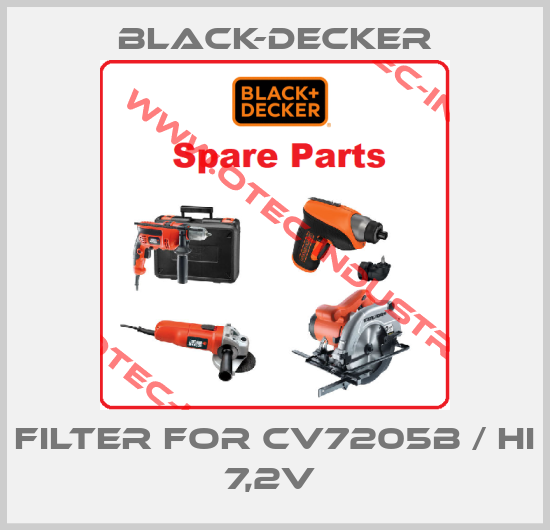 Filter For CV7205B / Hi 7,2v -big