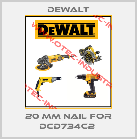 20 mm nail for DCD734C2 -big