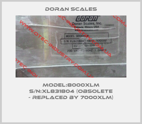 MODEL:8000XLM S/N:XL831804 (obsolete - replaced by 7000XLM) -big