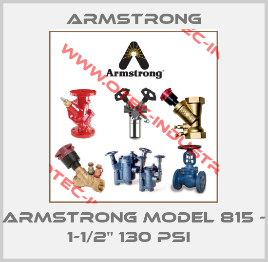 Armstrong Model 815 - 1-1/2" 130 psi  -big