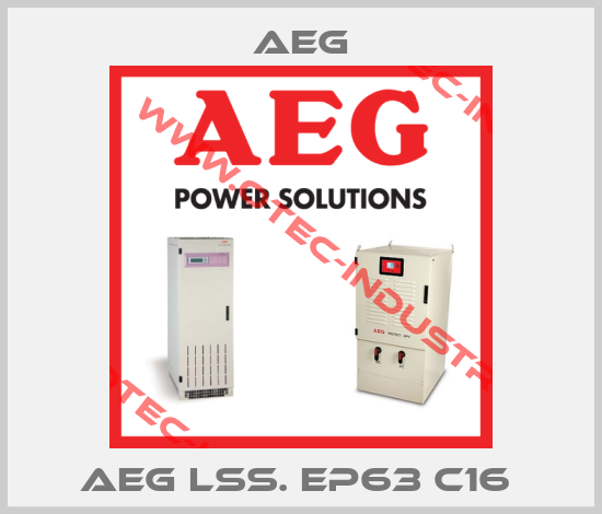 AEG LSS. EP63 C16 -big