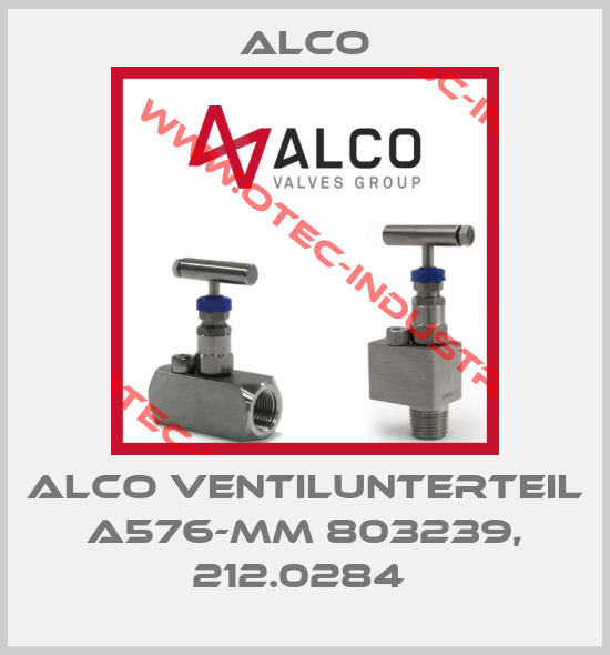 ALCO VENTILUNTERTEIL A576-MM 803239, 212.0284 -big