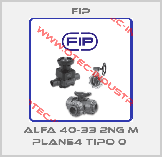 ALFA 40-33 2NG M PLAN54 TIPO 0 -big