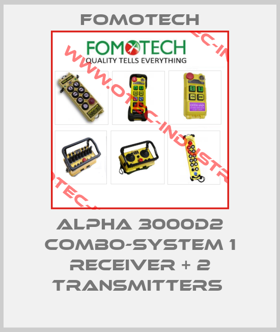 ALPHA 3000D2 COMBO-SYSTEM 1 RECEIVER + 2 TRANSMITTERS -big