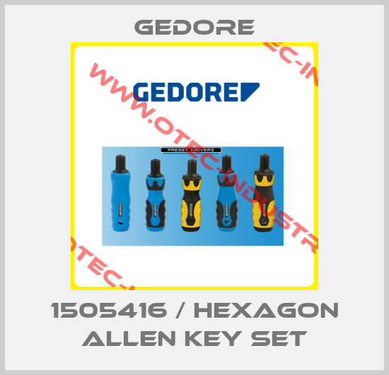 1505416 / Hexagon Allen key set-big