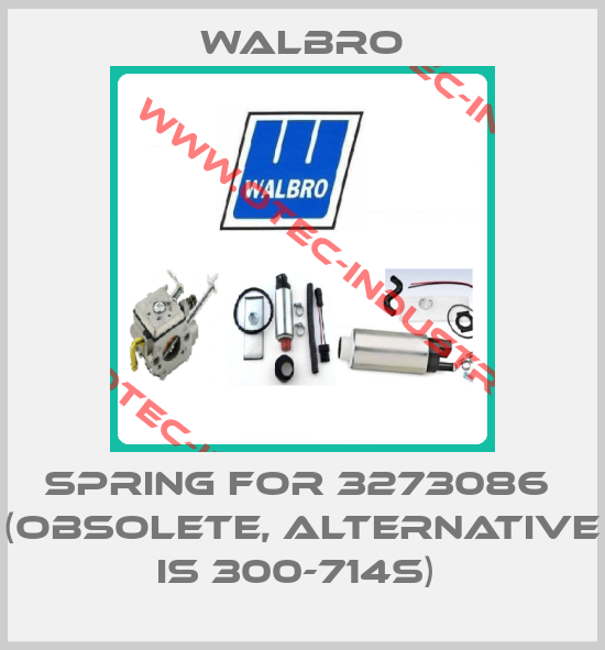 Spring for 3273086  (obsolete, alternative is 300-714S) -big