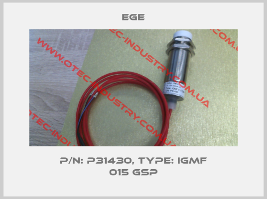 p/n: P31430, Type: IGMF 015 GSP-big