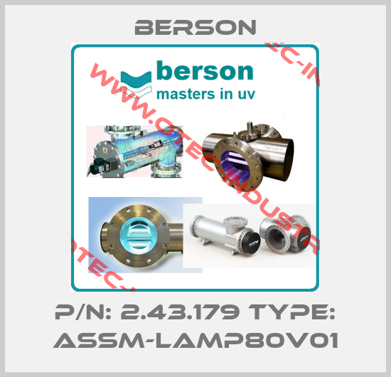P/N: 2.43.179 Type: ASSM-LAMP80V01-big