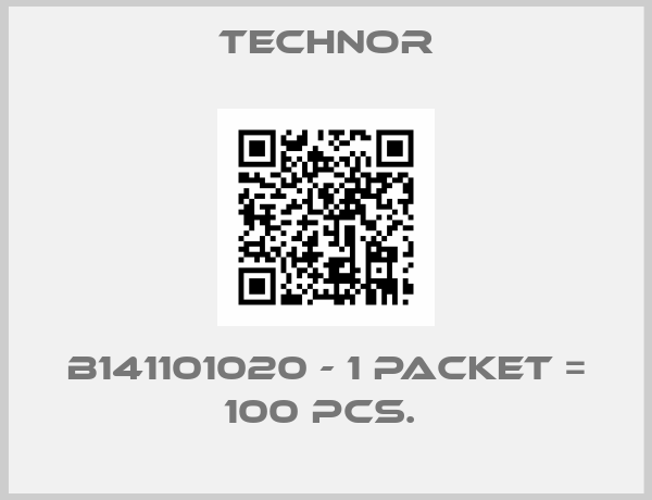 B141101020 - 1 packet = 100 pcs. -big