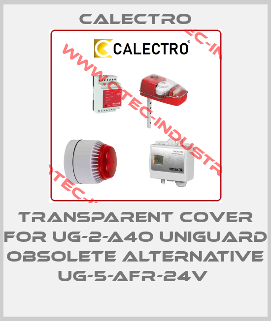 Transparent cover for UG-2-A4O Uniguard obsolete alternative UG-5-AFR-24V -big