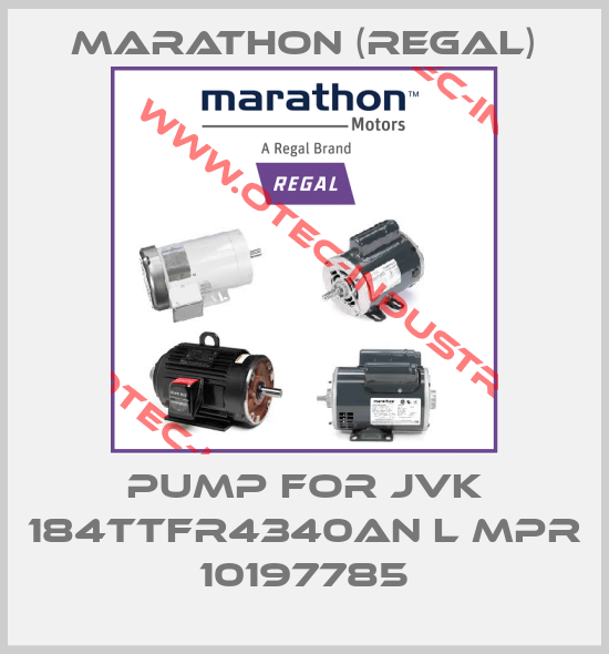 PUMP for JVK 184TTFR4340AN L MPR 10197785-big