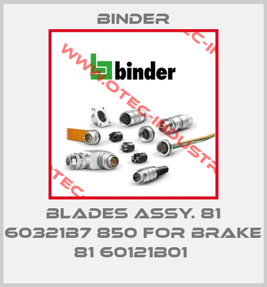 BLADES ASSY. 81 60321B7 850 FOR BRAKE 81 60121B01 -big