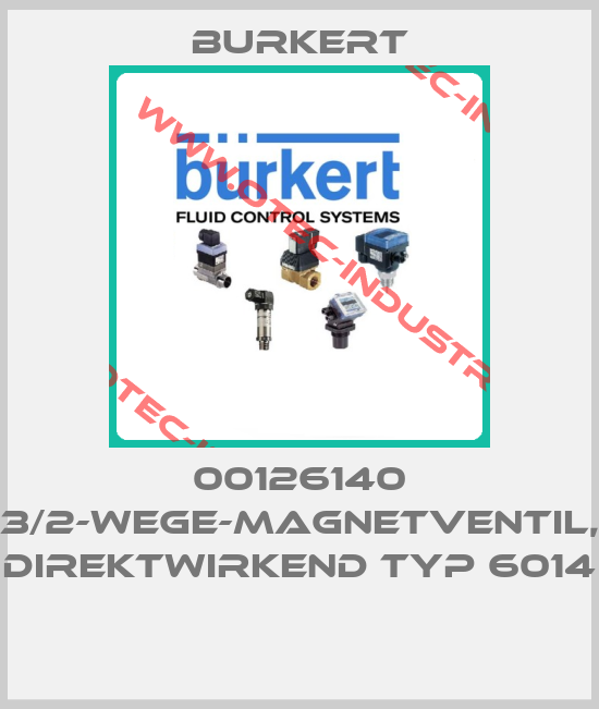 00126140 3/2-WEGE-MAGNETVENTIL, DIREKTWIRKEND TYP 6014 -big