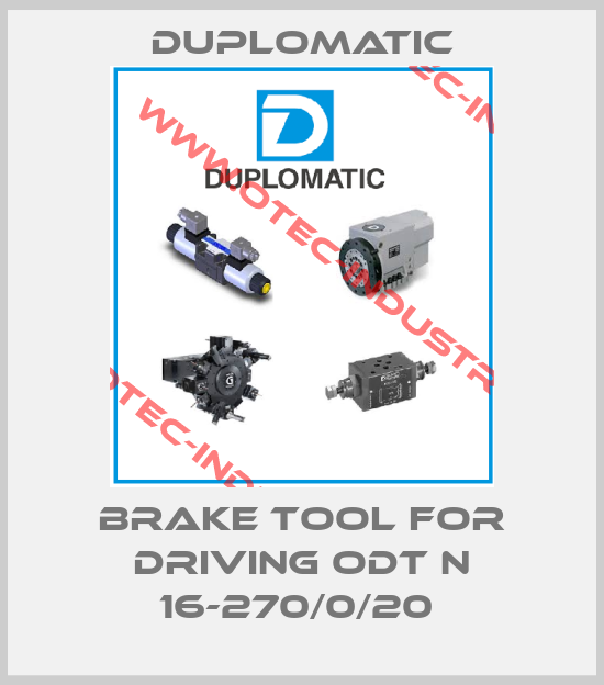 BRAKE TOOL FOR DRIVING ODT N 16-270/0/20 -big