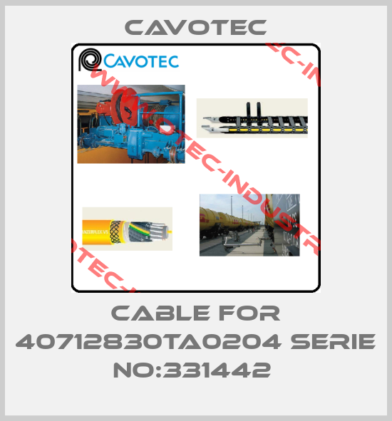 cable for 40712830TA0204 Serie No:331442 -big