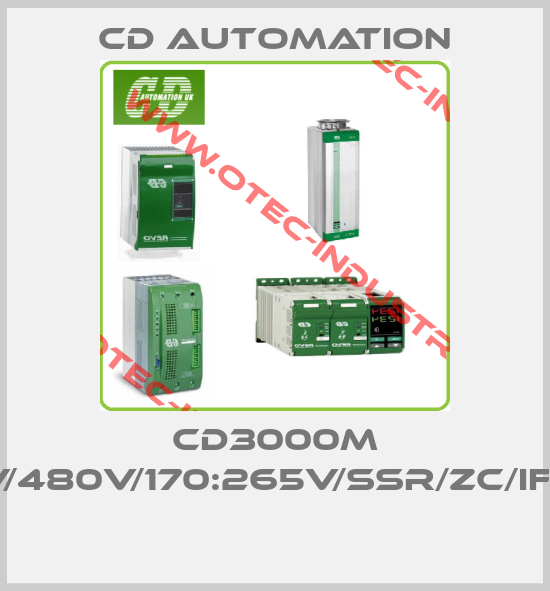 CD3000M 2PH/150A/380V/480V/170:265V/SSR/ZC/IF/HB/FAN110V/EM -big