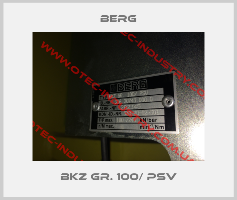 BKZ GR. 100/ PSV-big