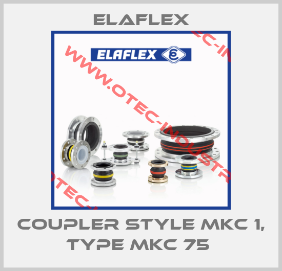 COUPLER STYLE MKC 1, TYPE MKC 75 -big