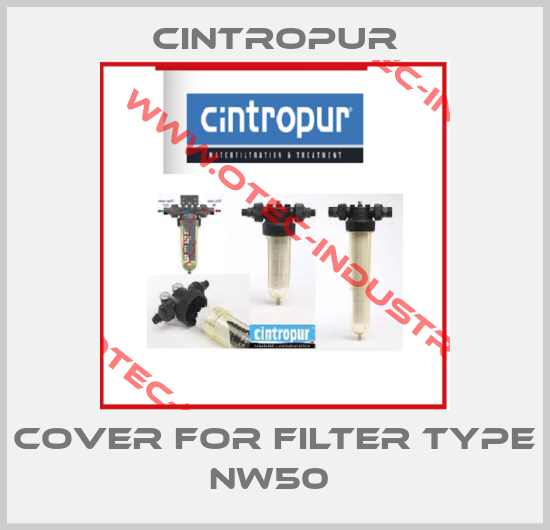 COVER FOR FILTER TYPE NW50 -big