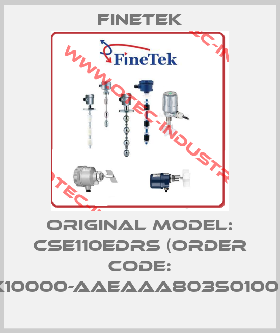 Original model: CSE110EDRS (Order code: SEX10000-AAEAAA803S0100T01)-big