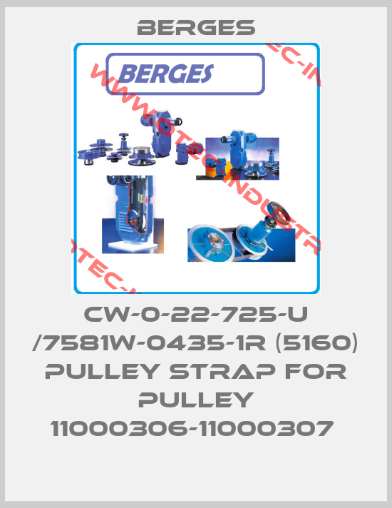 CW-0-22-725-U /7581W-0435-1R (5160) PULLEY STRAP FOR PULLEY 11000306-11000307 -big