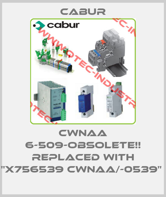 CWNAA 6-509-OBSOLETE!! Replaced with "X756539 CWNAA/-0539" -big