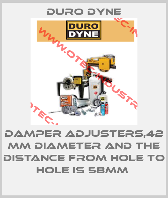 DAMPER ADJUSTERS,42 MM DIAMETER AND THE DISTANCE FROM HOLE TO HOLE IS 58MM -big