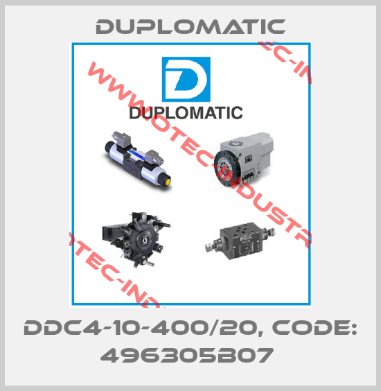 DDC4-10-400/20, CODE: 496305B07 -big