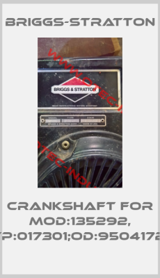 Crankshaft for Mod:135292, Typ:017301;od:9504172D -big