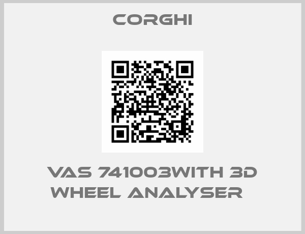 VAS 741003with 3D wheel analyser  -big