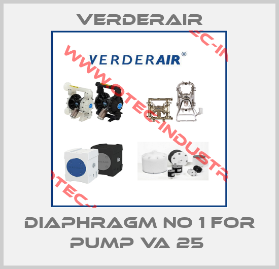 Diaphragm No 1 for PUMP VA 25 -big