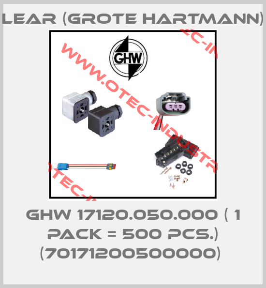 GHW 17120.050.000 ( 1 Pack = 500 pcs.) (70171200500000) -big