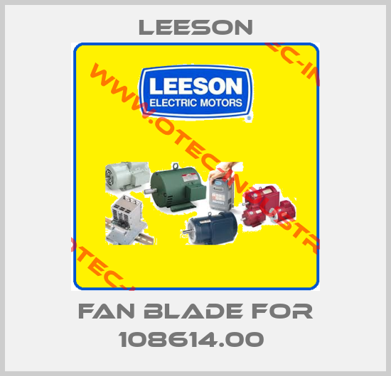 Fan blade for 108614.00 -big
