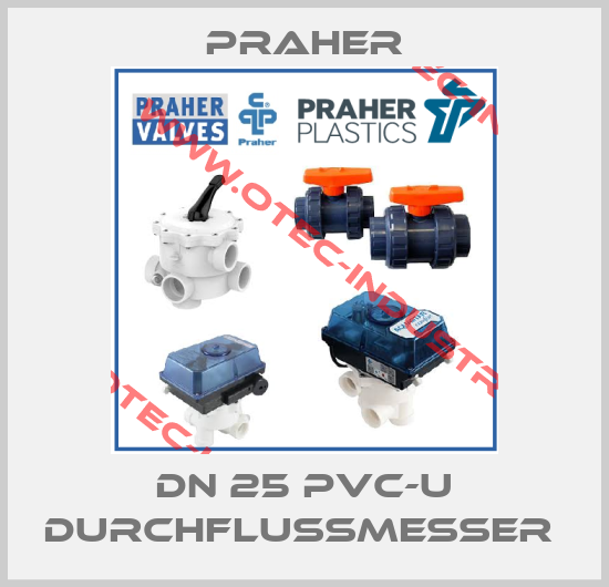DN 25 PVC-U DURCHFLUSSMESSER -big