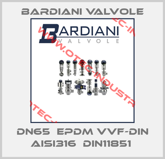 DN65  EPDM VVF-DIN AISI316  DIN11851 -big