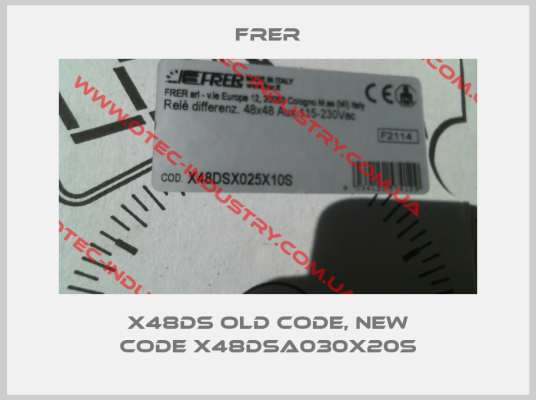X48DS old code, new code X48DSA030X20S-big