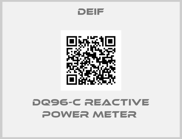 DQ96-C REACTIVE POWER METER -big