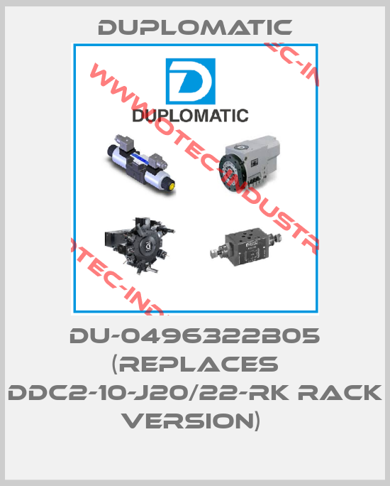 DU-0496322B05 (REPLACES DDC2-10-J20/22-RK RACK VERSION) -big