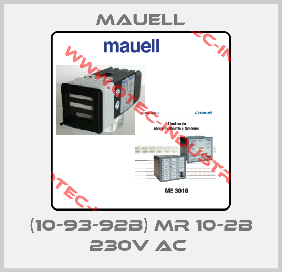 (10-93-92B) MR 10-2B 230V AC -big