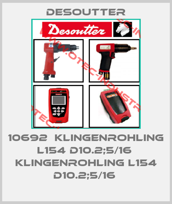 10692  KLINGENROHLING L154 D10.2;5/16  KLINGENROHLING L154 D10.2;5/16 -big
