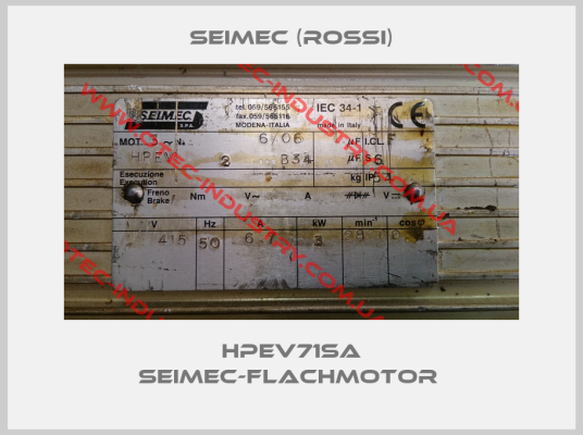 HPEV71SA SEIMEC-Flachmotor -big