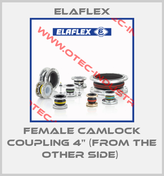 FEMALE CAMLOCK COUPLING 4" (FROM THE OTHER SIDE) -big