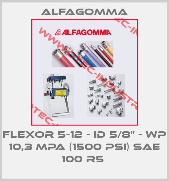 FLEXOR 5-12 - ID 5/8" - WP 10,3 MPA (1500 PSI) SAE 100 R5 -big