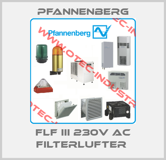 FLF III 230V AC FILTERLUFTER -big