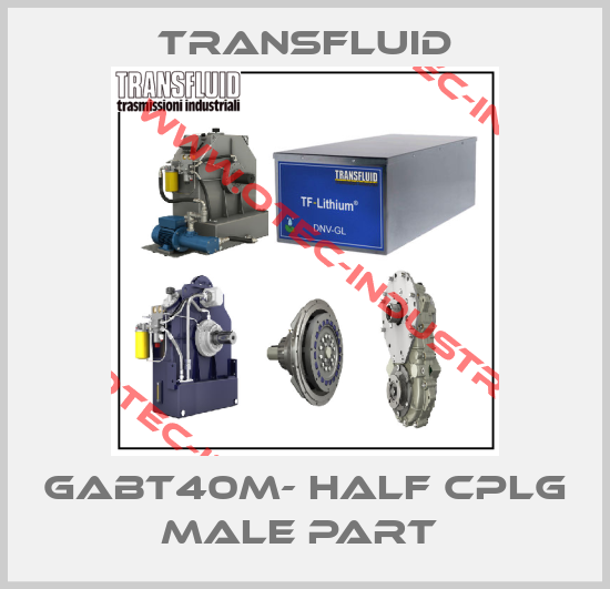 GABT40M- HALF CPLG MALE PART -big