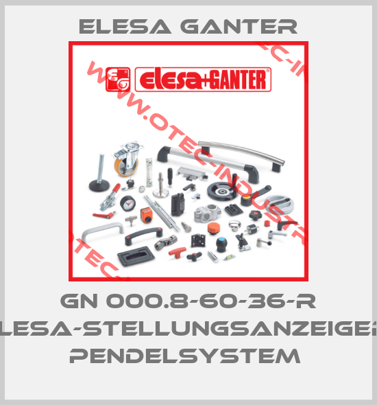 GN 000.8-60-36-R ELESA-STELLUNGSANZEIGER, PENDELSYSTEM -big