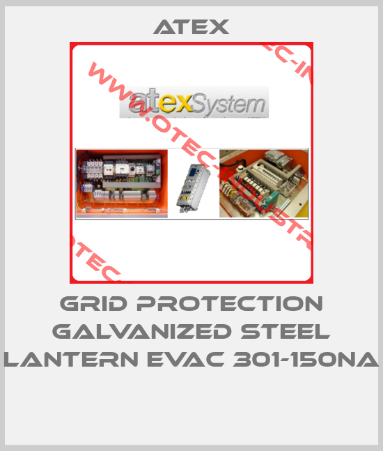 GRID PROTECTION GALVANIZED STEEL LANTERN EVAC 301-150NA -big