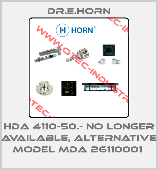 HDA 4110-50.- no longer available, alternative model MDA 26110001 -big